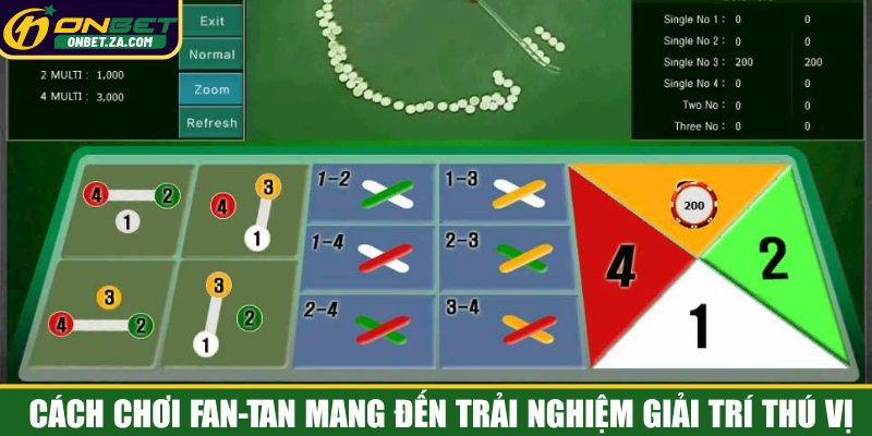Cách chơi Fan-Tan mang đến trải nghiệm giải trí thú vị